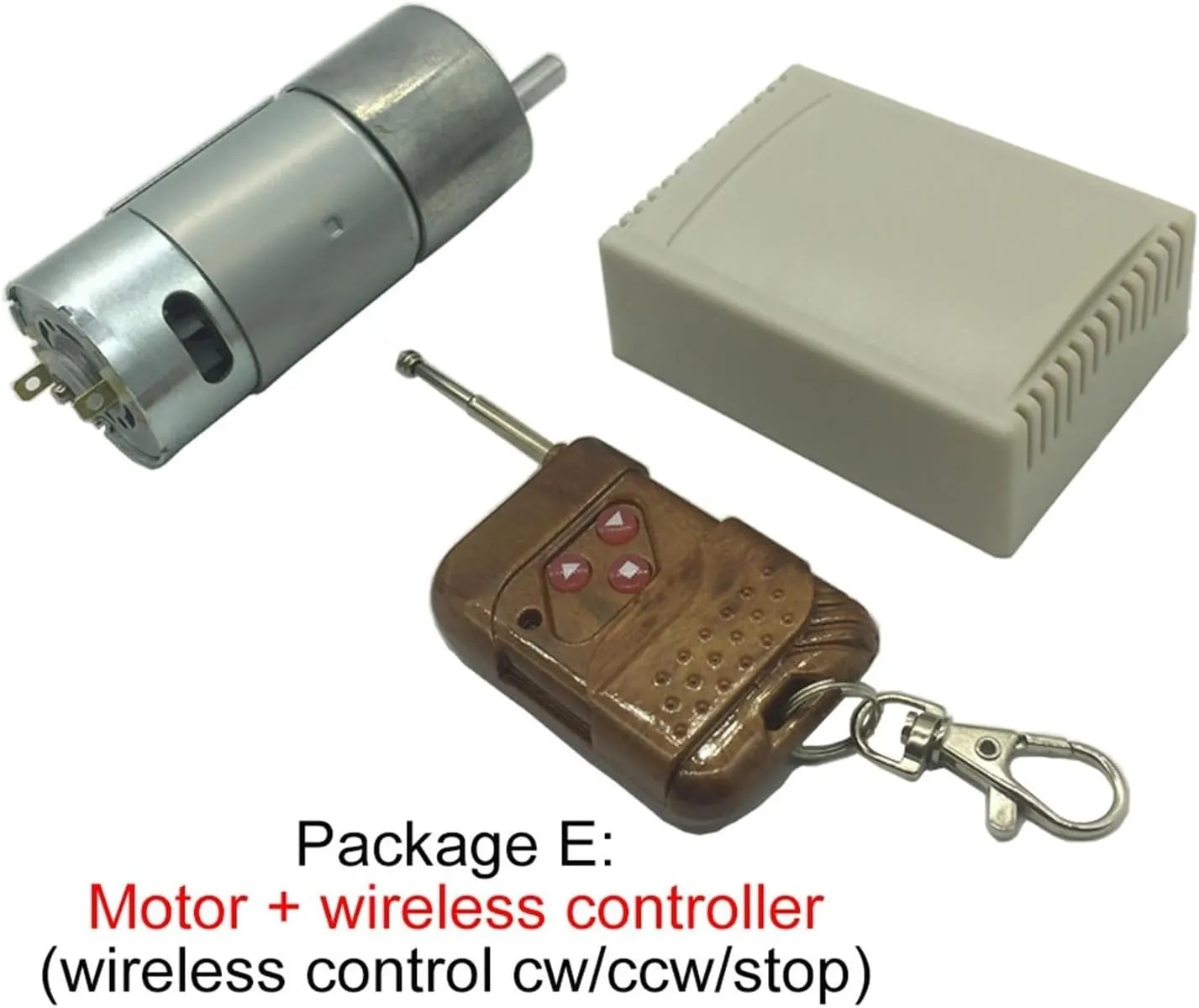 DC Gear Motor Mini JGB37-545 12V 37MM Metal Gearbox 24V Reversed High Torque Motor 7-1000rpm Customized Robot Car(Package E,24v 600rpm)