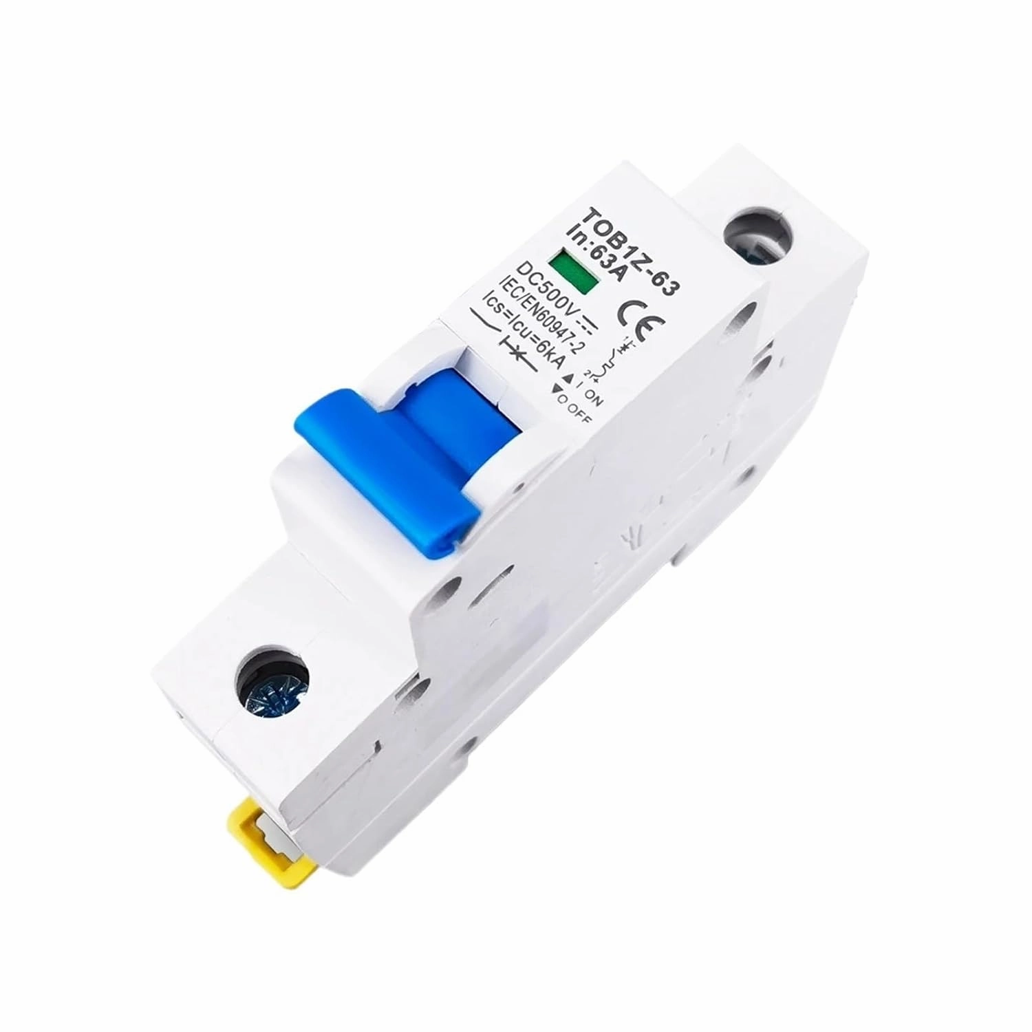 DC MCB 6KA 1P 500V Mini Circuit Breaker 3A 6A 10A 16A 20A 25A 32A 40A 50A 63A Y Connection(32A)