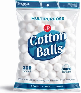 DecorRack 14,400 Small Cotton Balls for Make-Up, Nail Polish Removal, Pet Care, Applying Oil Lotion or Powder, Made from 100% Natural Cotton, Soft and Absorbent for Household Needs (14,400 Count)