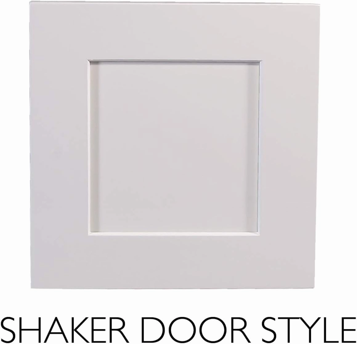 Design House Brookings Shaker Unassembled Wall Kitchen Cabinet W1524, 15 W x 12 D x 24 H, Painted White with Sherwin Williams®, Solid Wood, 561548
