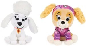 DHE Gund Paw Patrol The Movie Plush Bundle of 2 Characters, 6 inch Skye and Delores 6061507, 6061508