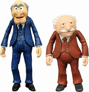 Diamond Select Toys The Muppets Best of Series 2: Statler & Waldorf Action Figure Two-Pack, Multicolor