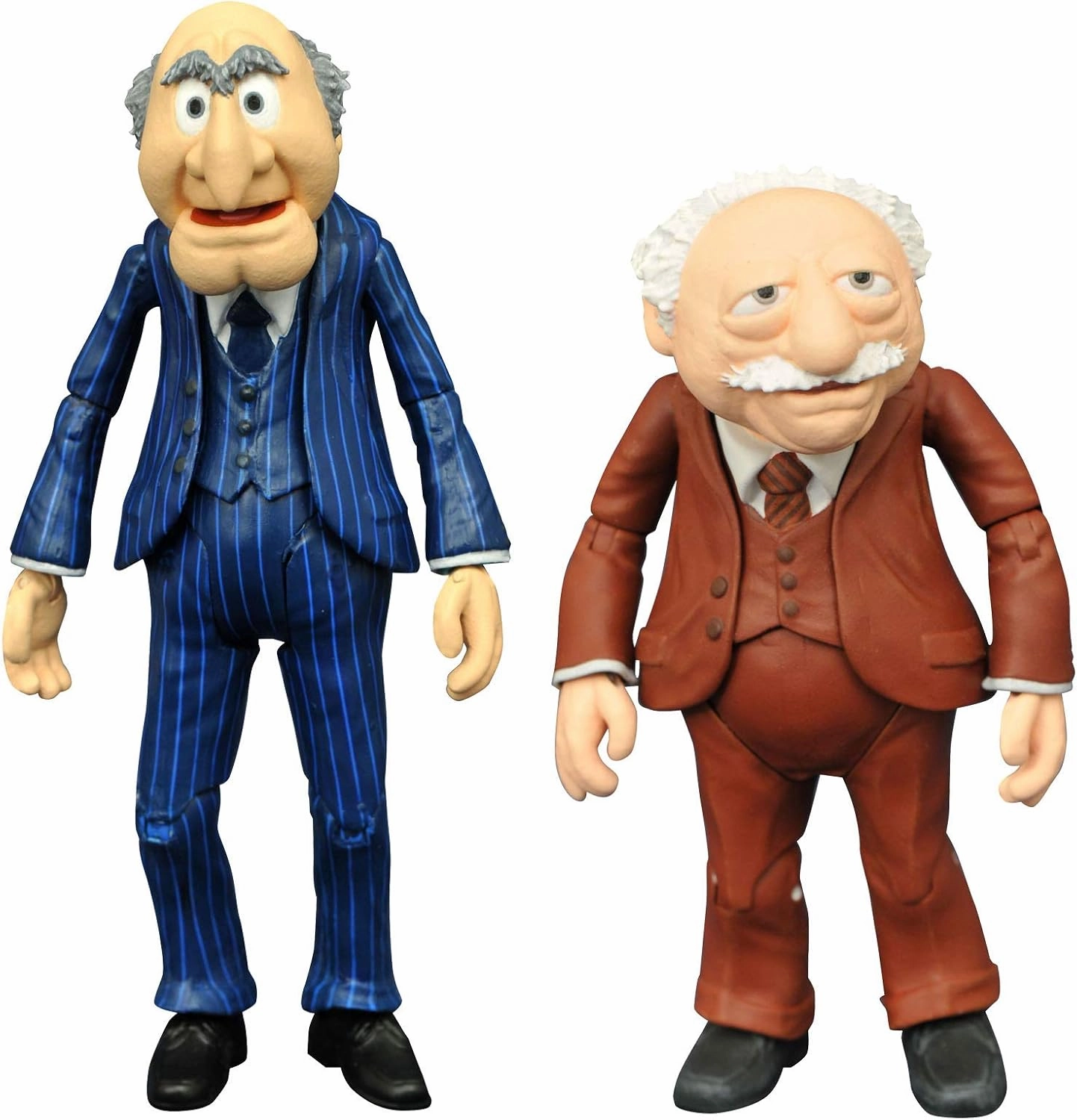 Diamond Select Toys The Muppets Best of Series 2: Statler & Waldorf Action Figure Two-Pack, Multicolor