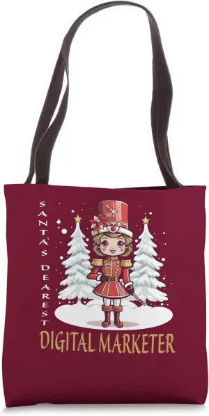 Digital Marketer Christmas Classic Female Nutcracker Tote Bag