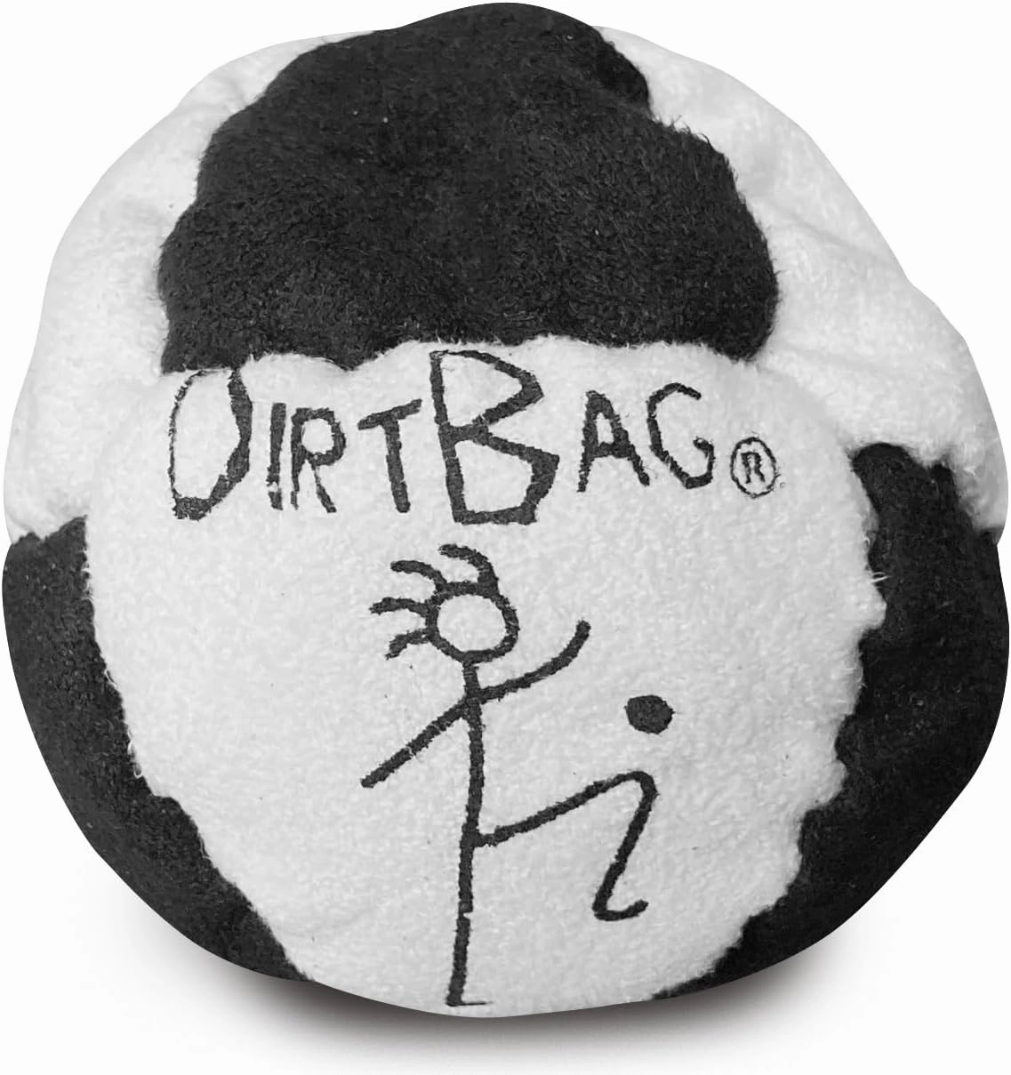 DIRTBAG Classic Footbag Hacky Sack 3 Pack with Pouch, Unique, Footbag Set with Signature Carry Bag.