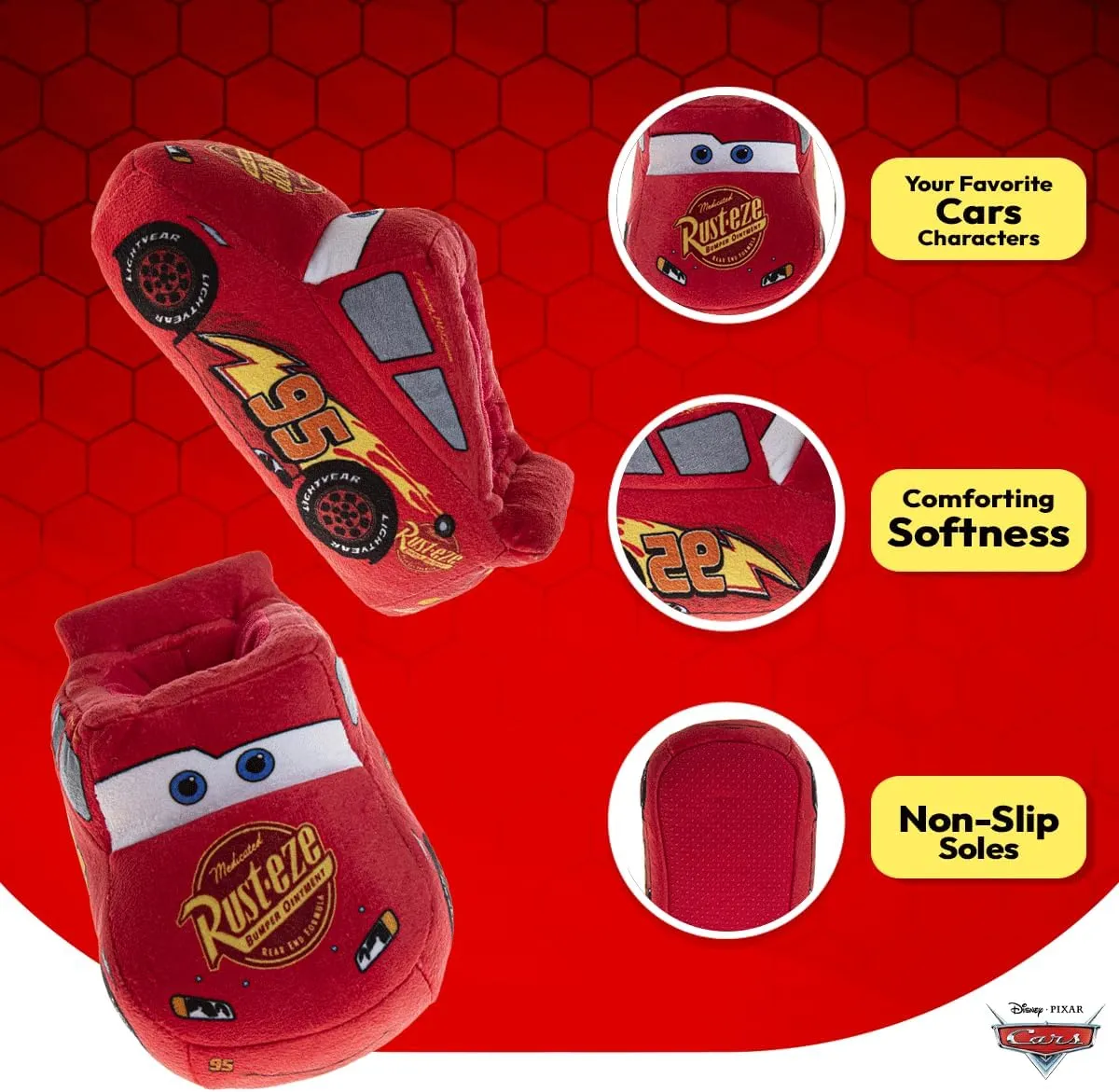 Disney Boys’ Toy Story Slippers – Buzz and Woody Fuzzy Slippers (Toddler/Kid)
