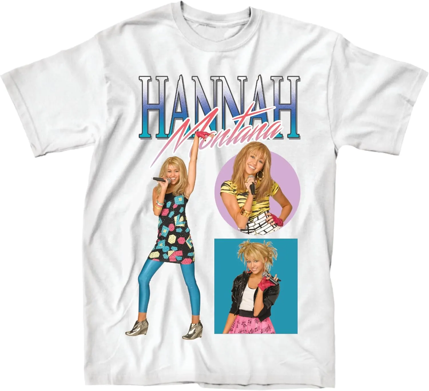 Disney Hannah Montana Miley Cyrus Adult T-Shirt