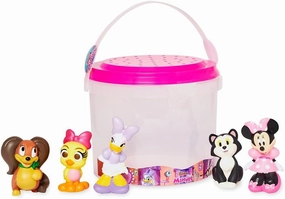 Disney Store Official Bath Set (Minnie Mouse) - Kids Bath Accessories with Beloved Disney Characters - Colorful and Fun Bath Time Essentials for Kids - Suitable for All Ages