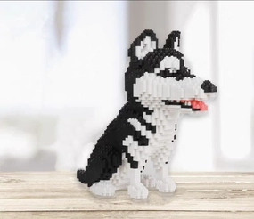 Dog Husky Micro Building Blocks Set（2524PCS） Gift for Adults and Kids