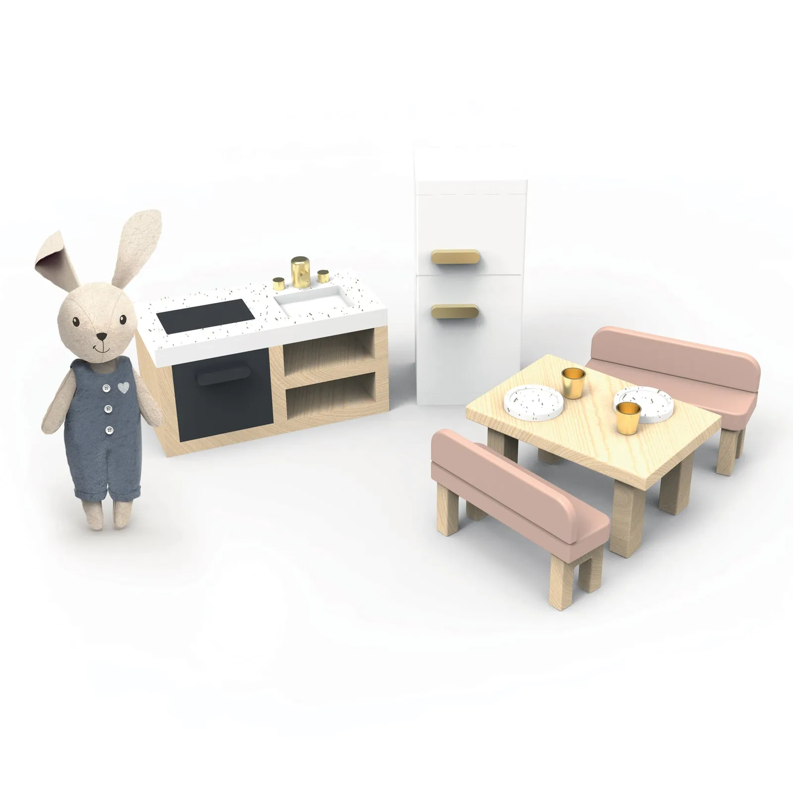 Doll House Kitchen   1 Character