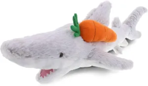 DolliBu Happy Easter Super Soft Plush Shark with Carrot - Cute Stuffed Animals with Carrot Plush Toy, Perfect Easter Holiday Surprise Gift - 23" Inches