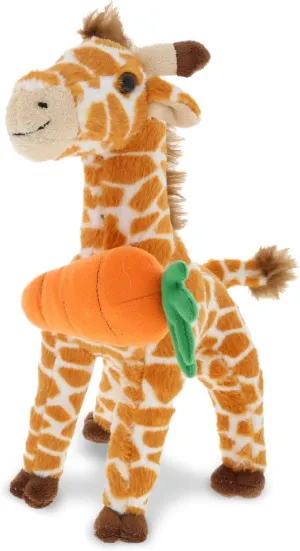 DolliBu Happy Easter Super Soft Plush Wild Giraffe with Carrot - Stuffed Animals with Carrot Plush Toy, Perfect Easter Holiday Surprise Gift - 12.5"