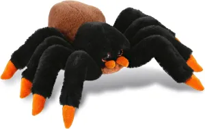 DolliBu Plush Spider Stuffed Animal - Soft Huggable Wild Tarantula, Adorable Playtime Plush Toy, Cute Desert Animals Cuddle Gift for Kids and Adults - 7 Inches