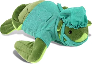 DolliBu Sea Turtle Doctor Plush Toy - Super Soft Turtle Doctor Stuffed Animal Dress Up with Cute Uniform and Cap Outfit - Fluffy Toy Plush Gift for Doctor - 7.5 Inches