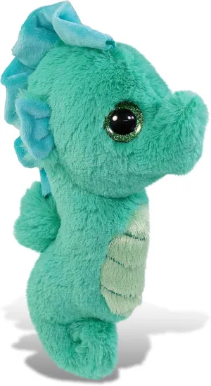 DolliBu Seahorse Big Eye Plush - Super Soft Stuffed Animal, Cute Sea Animal Plush, Adorable Fluffy Stuffed Animal for Boys, Girls, Stuffed Zoo Animals Plush Gift for Babies, Kids, Adults - 10 Inches