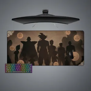 Dragon Ball Silhouette Design M-XXL Size Gaming Mouse Pad Computer Desk Mat