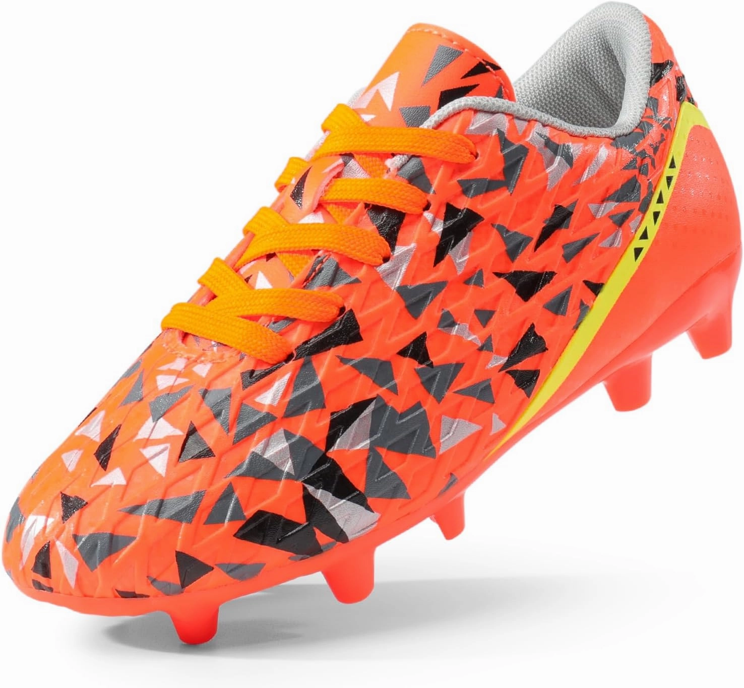 DREAM PAIRS Boys Girls Soccer Cleats Youth Firm Groud Athletic Outdoor Trainning Football Shoes for Little/Big Kid