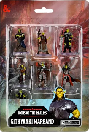 Dungeons & Dragons D&D Icons of The Realms: Githyanki Warband - 7 Pre-Painted Figure Set, RPG Miniatures