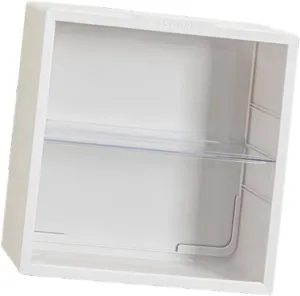 DYNWAVE Doll Storage Cabinet Mini Action Figure Storage Case Lightweight Model Car Showcase Collectibles Toy Box for Desk Office Home, White 2 Layer