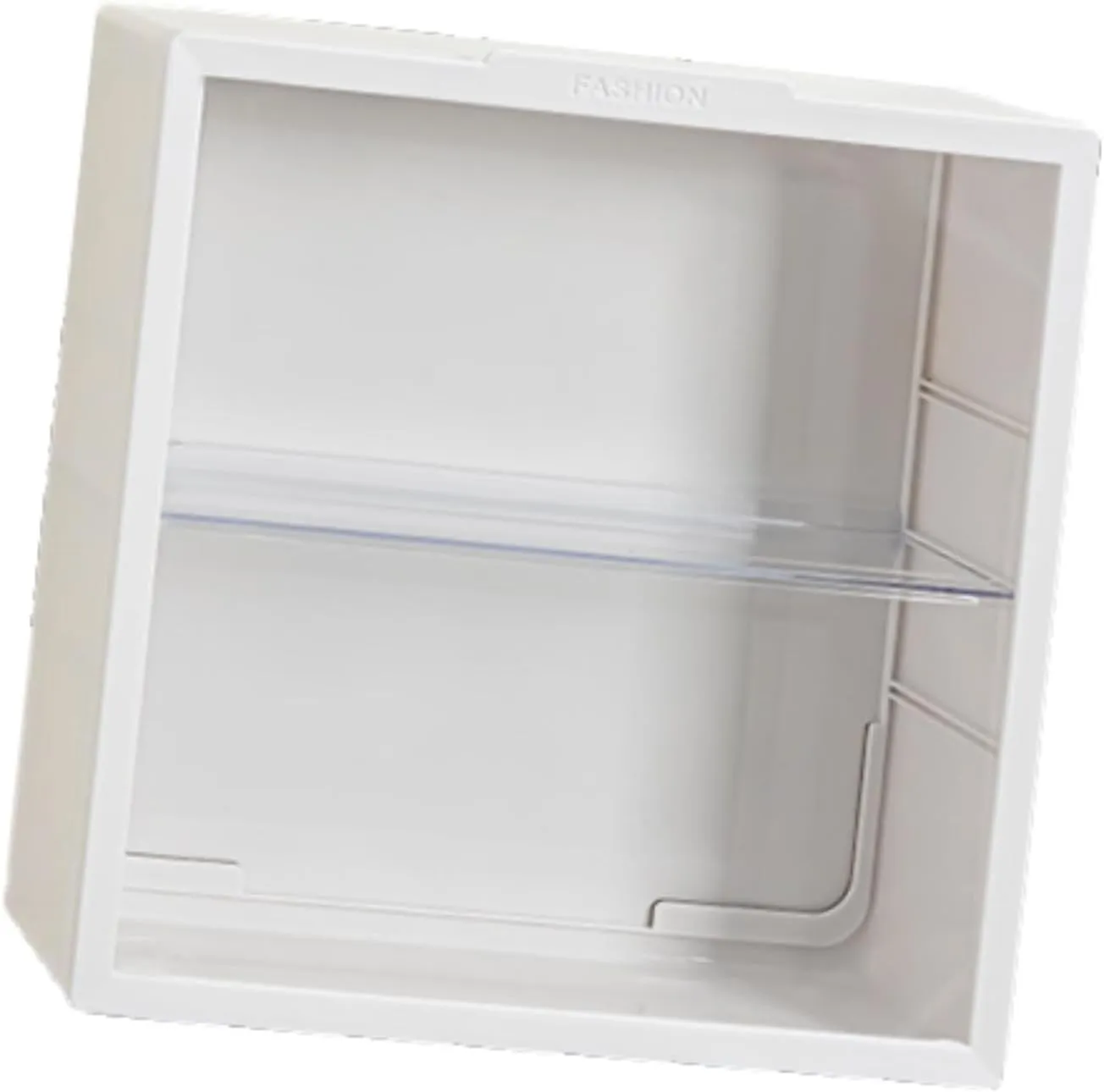 DYNWAVE Doll Storage Cabinet Mini Action Figure Storage Case Lightweight Model Car Showcase Collectibles Toy Box for Desk Office Home, White 2 Layer
