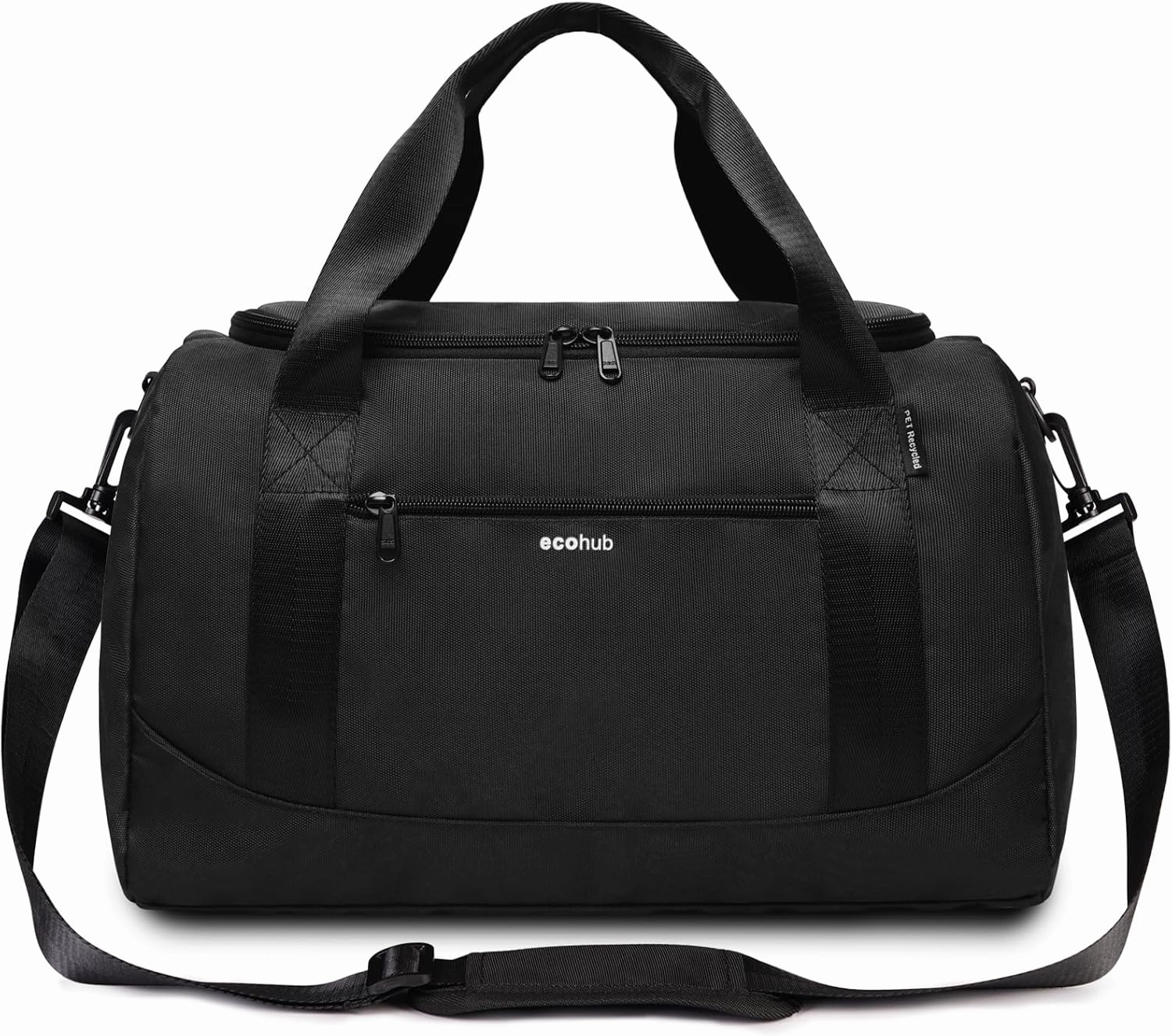 ECOHUB 16'' Personal Item Bag Mini Duffel Bag Small Travel Bag Underseat Carry on Bag for United Airlines Gym Bag for Women and Men
