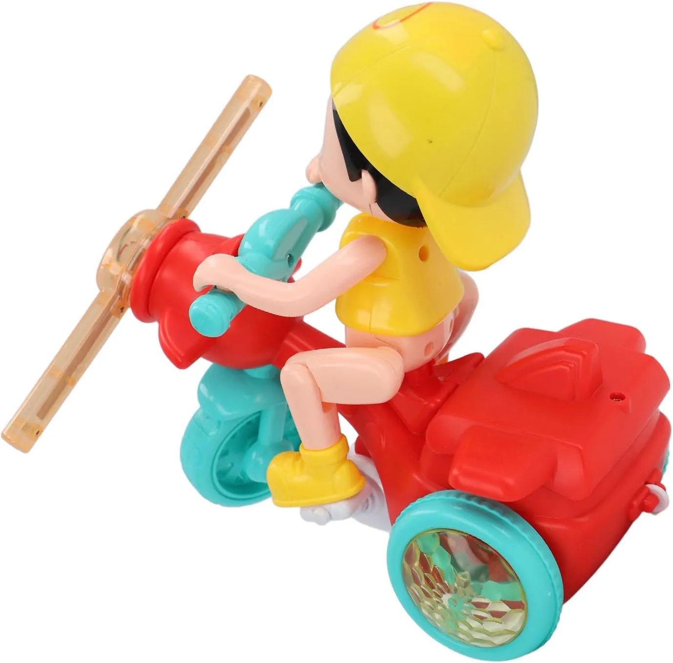 Electric Tricycle Toy, Musical Toy, Cool Light Dynamic Music Removable Cute Look Trike Musical Toy for Baby Toddlers