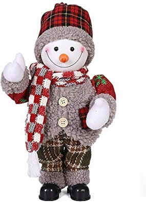 Electric Santa Claus,Musical Shaking Christmas Santa Claus Toys Electric Dolls for Kids (Snowman)
