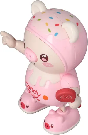 Electronic Dancing Pig Toy, Portable Dancing Pig Electronic Toys Play Dancing Pig Interactive Toys Fun Interactive Music Experience for Home and Outdoor Play
