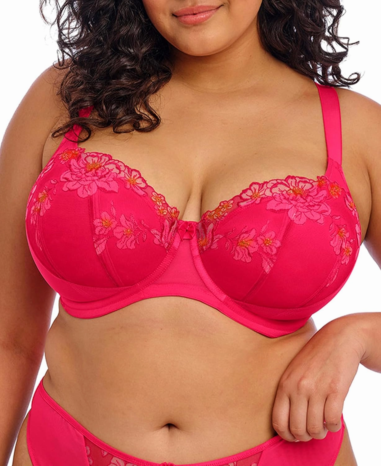 Elomi Women's Teagan Underwire Padded Half Cup Bra