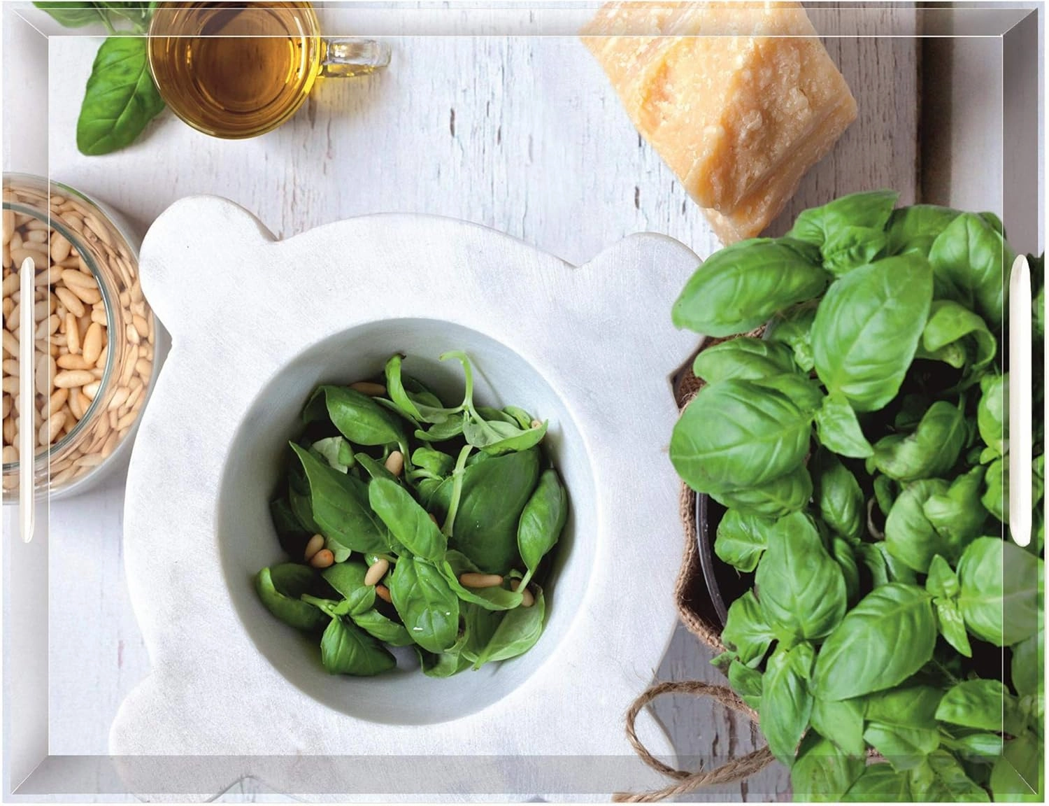Emsa "Basil" Classic Tray, 15.75 x 12.20", Multicolor