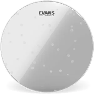 Evans Hydraulic Drum Heads - BD22HG - Bass Drum Head with Layer of Oil - Supresses Unwanted Overtones - Ideal for Rock & Gospel - Glass (Clear), 22 Inch