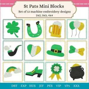 EW403  St Pats Mini Blocks