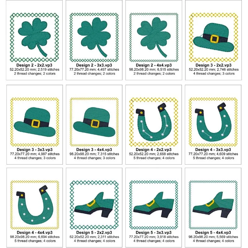 EW403  St Pats Mini Blocks