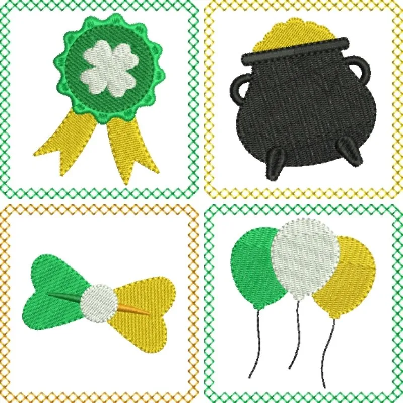 EW403  St Pats Mini Blocks