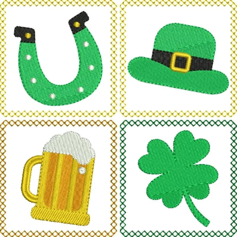 EW403  St Pats Mini Blocks