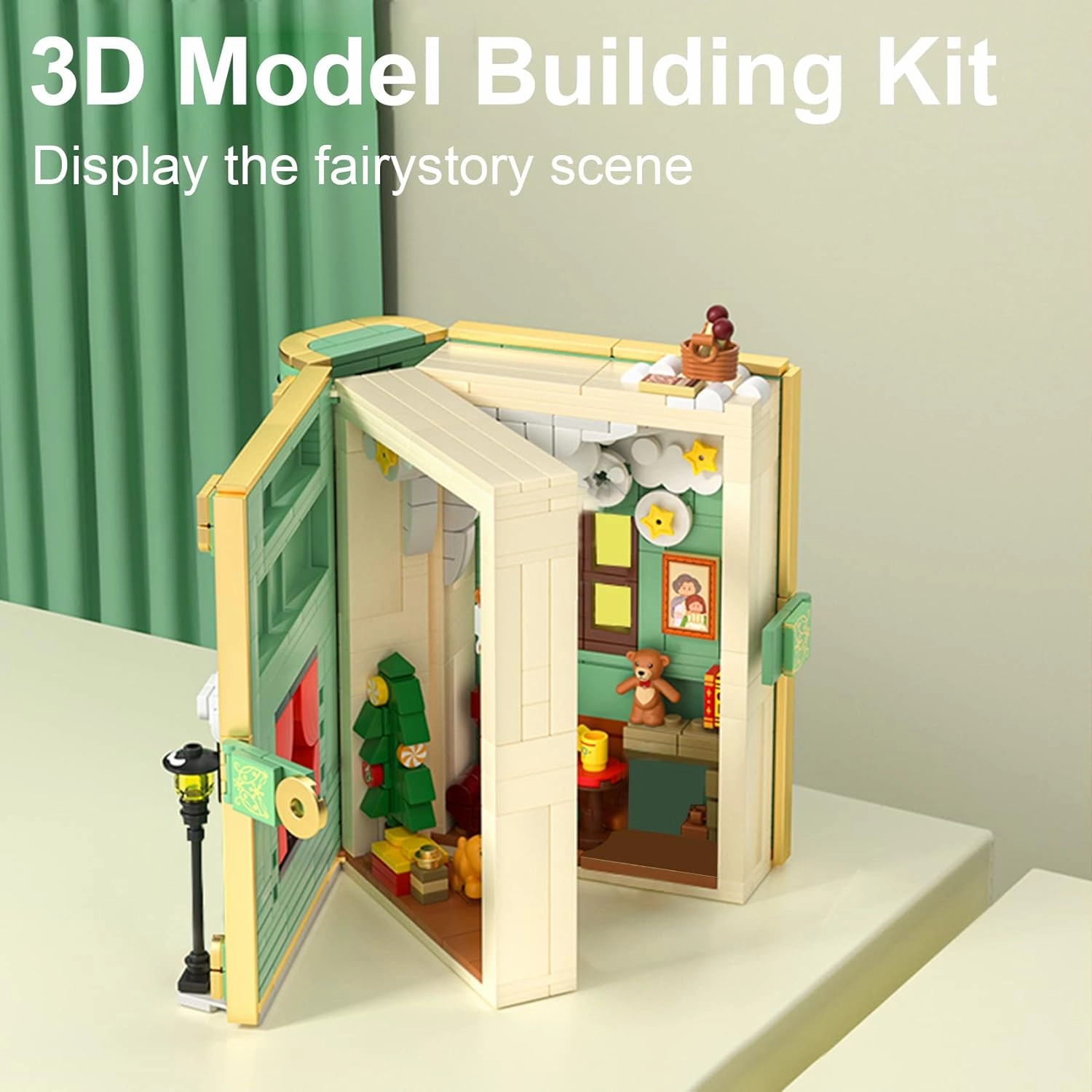 Fairytale Book Building Blocks Set, Building Toys, Educational Toys,Gift for Birthday,Christmas, New Year
