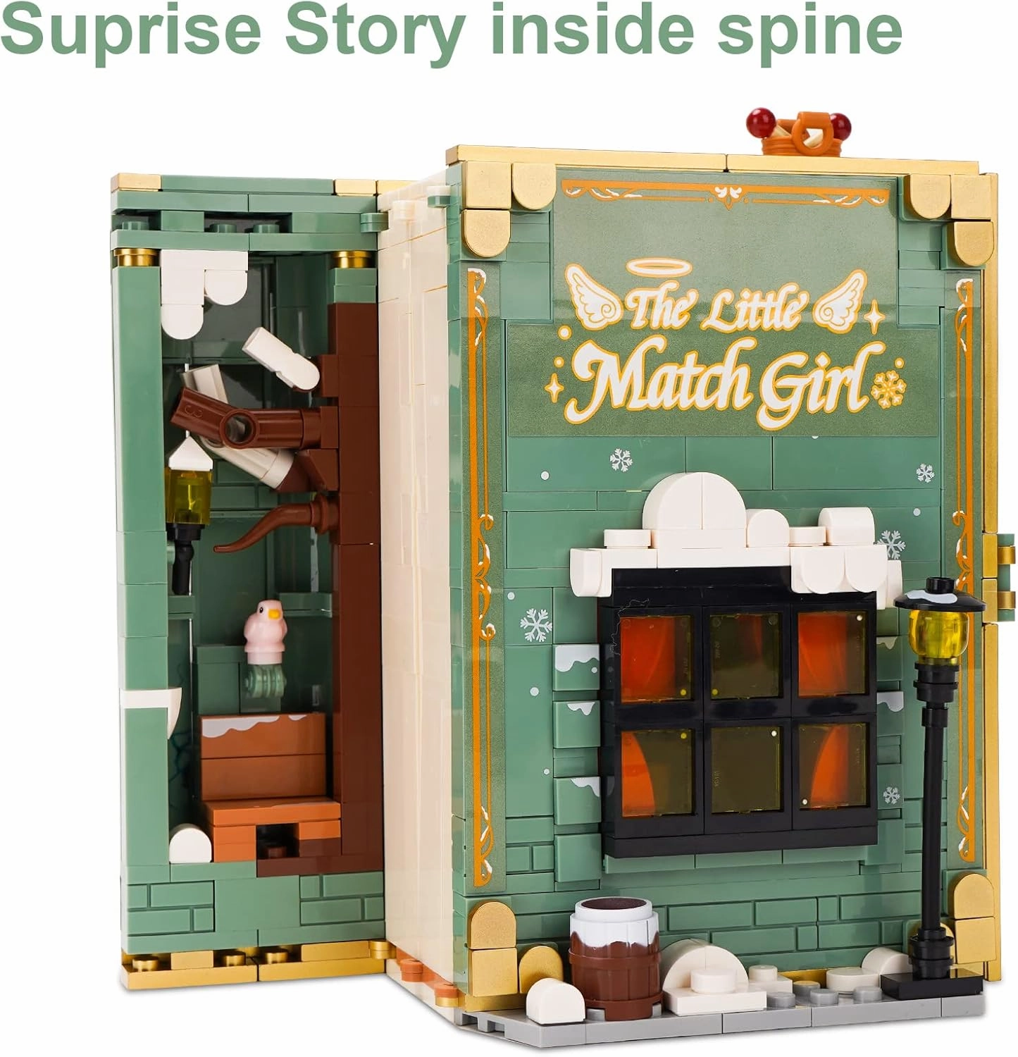 Fairytale Book Building Blocks Set, Building Toys, Educational Toys,Gift for Birthday,Christmas, New Year