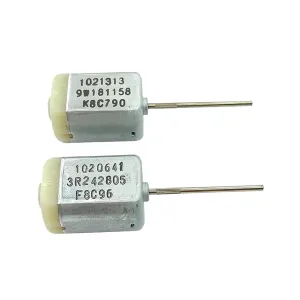 FC-280SC-20150 Mini 280 Motor DC 12V 24mm Car Door Lock Actuator Car Rearview Mirror Repair Motor 35mm Long Shaft 1Pcs(Model B 1021313_12V)
