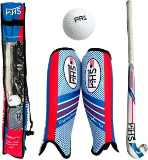 Field Hockey Sticks 30 Inch 32 Inch 34 Inch Shin Guards Ball Bag Complete Gift Set - Hockey Stick Colorful Hockey Ball Set