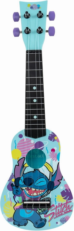 First Act Discovery Disney's Lilo & Stitch 20-Inch Ukulele for Beginners - Musical Instrument for Toddlers and Preschoolers