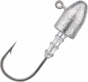 Fish Hooks 10pcs Jig Head Fishing Hook High Carbon Steel Barbed Fishhooks Soft Lure Fishing for Riverside Fishing, 2.5g