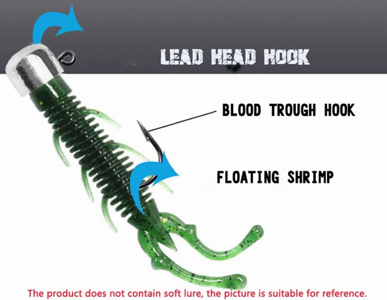 Fish Hooks 5pcs Fishing Hook 2.5g/3.5g/5g/7g Jig Head Stainless Steel Soft Worm Fishhook Carp Bass Pesca Fishing for Lakeside