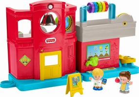 Fisher-Price Little People Toddler Toy Friendly School Musical Playset with Figures for Pretend Play Kids Ages 1  Years​
