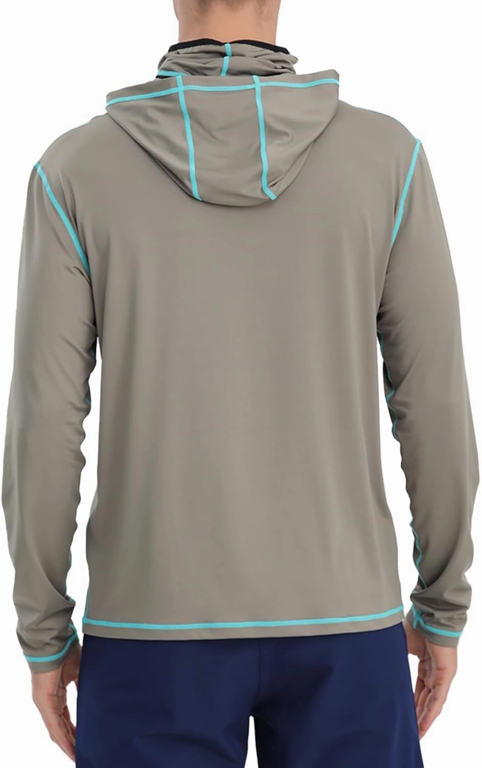 Fishing Shirts for Men,Long Sleeve Rash Guard Shirts Sun Protection Hoodie Athletic Running Hiking Shirt 1/2 Packs