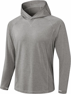 Fishing Shirts for Men Long Sleeve: UPF 100  UV Sun Protection Hoodie - Swimming Hiking Outdoor Running Rash Guard