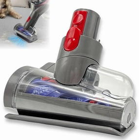 for Dyson V7 V8 V10 V11 V15 Vacuum Cleaners - Mini Motorized Brush Head - Pet Hair Removal Vacuum Attachment, Mini Hair Screw Tool for Carpeted Stairs, Couch Cushions, Upholstery & Car Carpet