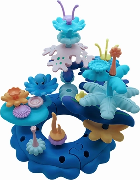 Forest Garden Building Toy Set, Educational STEM Blocks with Animal Figures, Kids Construction Playset for Ages 3 