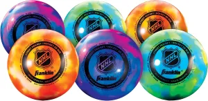 Franklin Sports NHL Street Hockey Balls - No Bounce Outdoor Street   Roller Hockey Balls - Official Size for Youth   Adult Street Hockey - Assorted Colors - 1, 2, 3, and 15 Bulk Packs