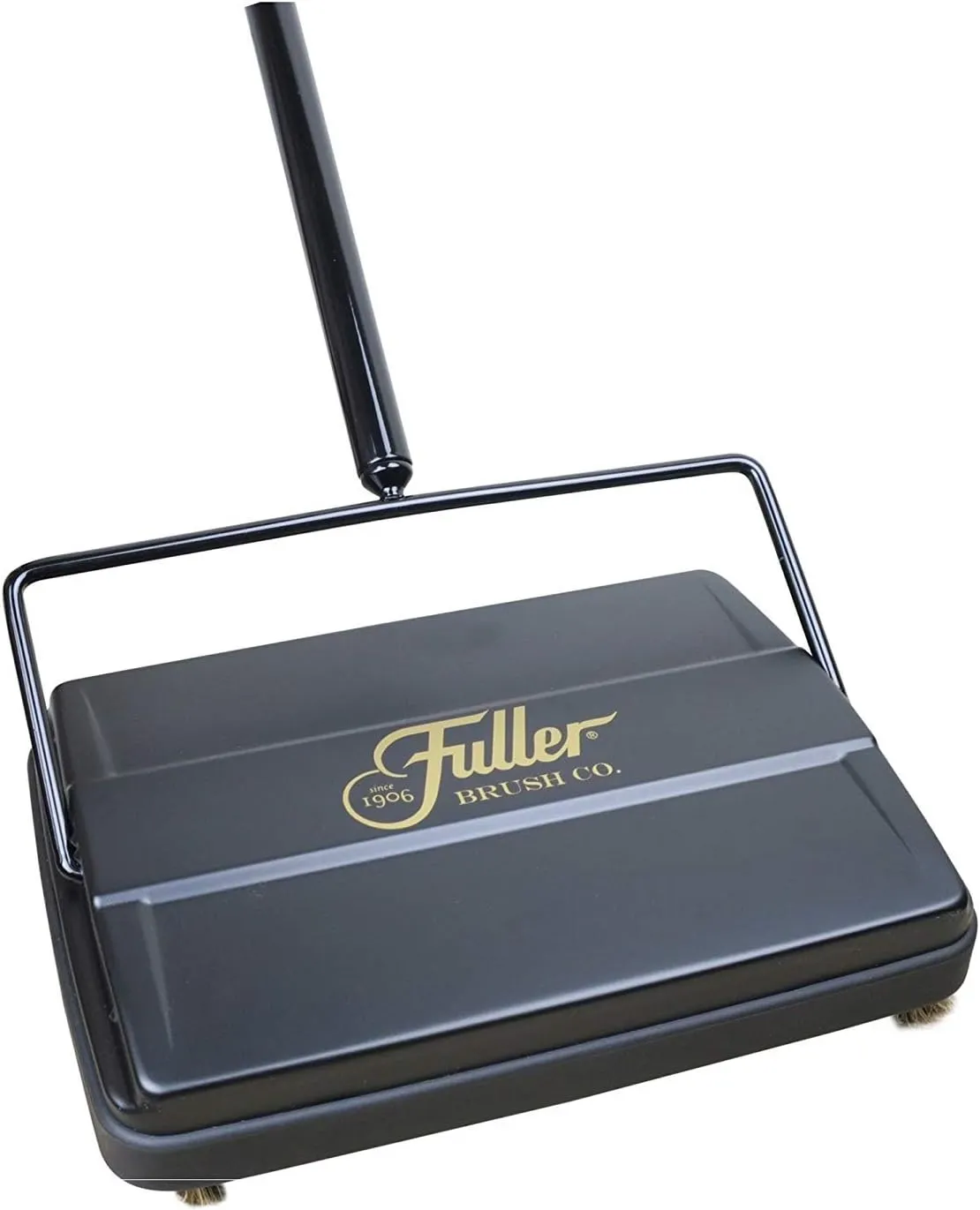 Fuller Brush 17027 Carpet & Floor Sweeper- Mini Stick Cleaner For Hardwood Surfaces, Wood Floors, Laminate, Tile- Small & Portable For The Home Or Office - Cleans Dust Pet Hair- Electrostatic & Silent