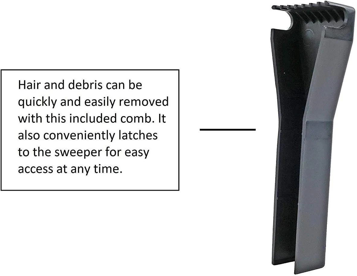 Fuller Brush 17027 Carpet & Floor Sweeper- Mini Stick Cleaner For Hardwood Surfaces, Wood Floors, Laminate, Tile- Small & Portable For The Home Or Office - Cleans Dust Pet Hair- Electrostatic & Silent
